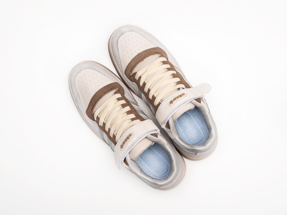 Adidas Forum Low бежевые кожа мужские (AR27408) - фото 3 Adidas Forum Low бежевые кожа мужские (AR27408) - фото 3