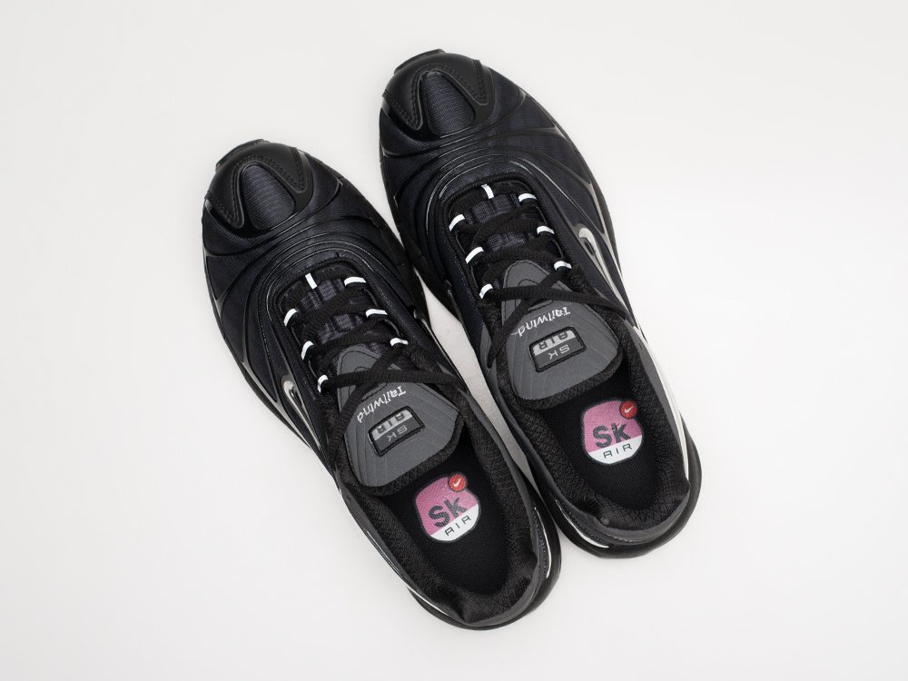 Nike Air Max Tailwind V x Skepta Chrome Black черные кожа мужские (AR27429) - фото 3 Nike Air Max Tailwind V x Skepta Chrome Black черные кожа мужские (AR27429) - фото 3