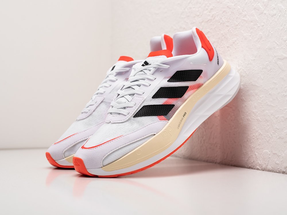 Adidas Adizero Boston 10 белые текстиль мужские (AR27454) - фото 2