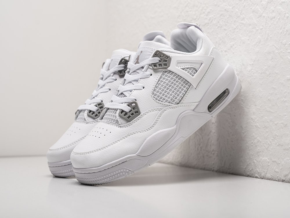 Nike Air Jordan 4 Retro белые кожа мужские (AR27461) - фото 2 Nike Air Jordan 4 Retro белые кожа мужские (AR27461) - фото 2