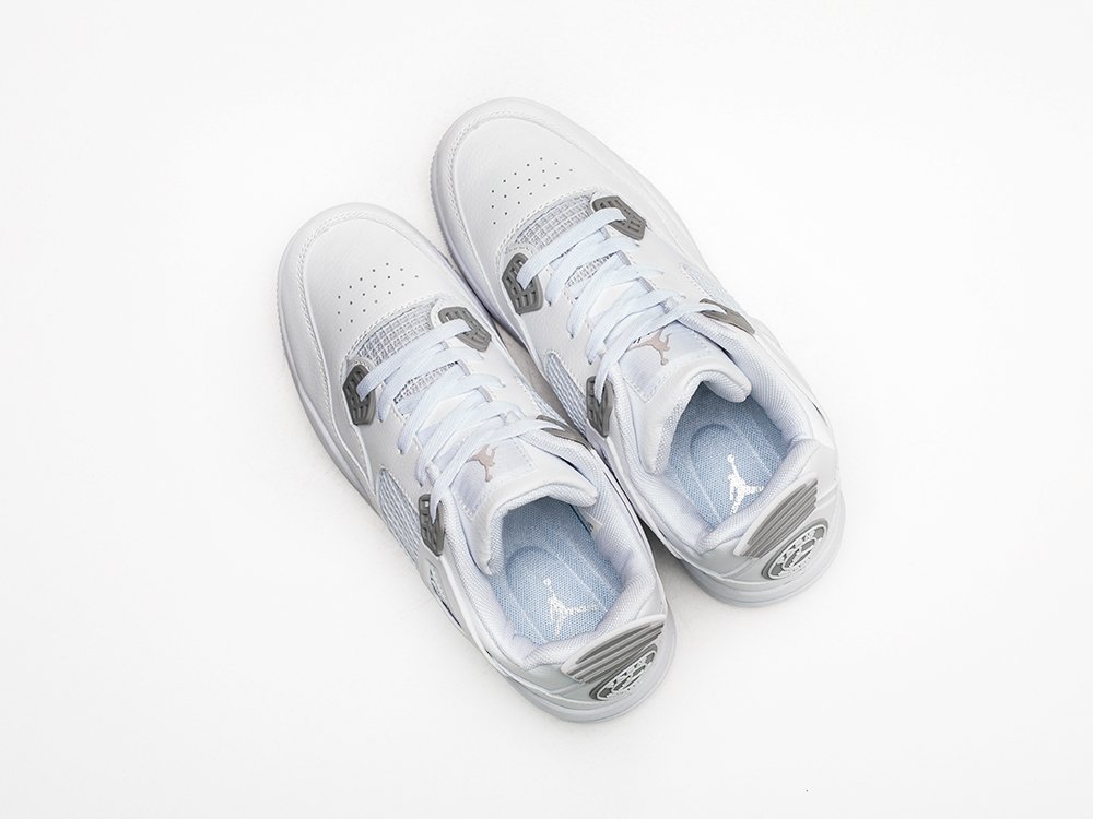 Nike Air Jordan 4 Retro белые кожа мужские (AR27461) - фото 3