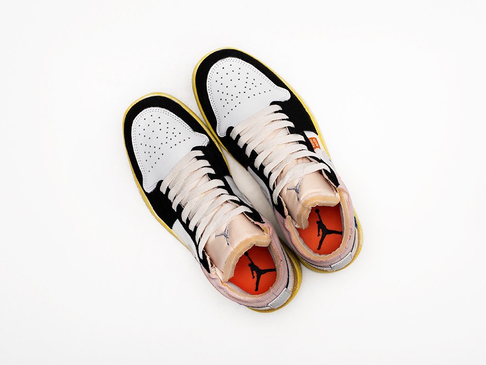 Nike Air Jordan 1 Low разноцветные замша женские (AR27490) - фото 3