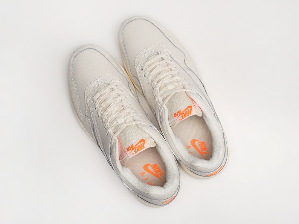 Nike Air Max 1 x Travis Scott серые кожа мужские (AR27553) - фото 3 Nike Air Max 1 x Travis Scott серые кожа мужские (AR27553) - фото 3