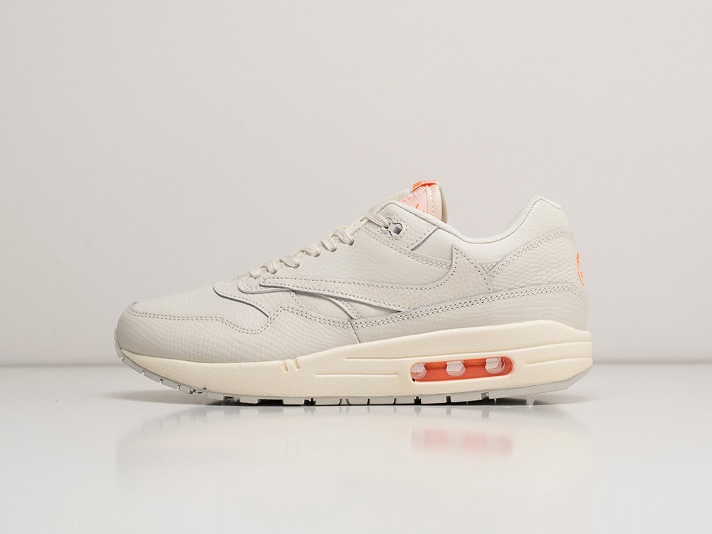 Nike Air Max 1 x Travis Scott серые кожа мужские (AR27553) - фото 1 Nike Air Max 1 x Travis Scott серые кожа мужские (AR27553) - фото 1