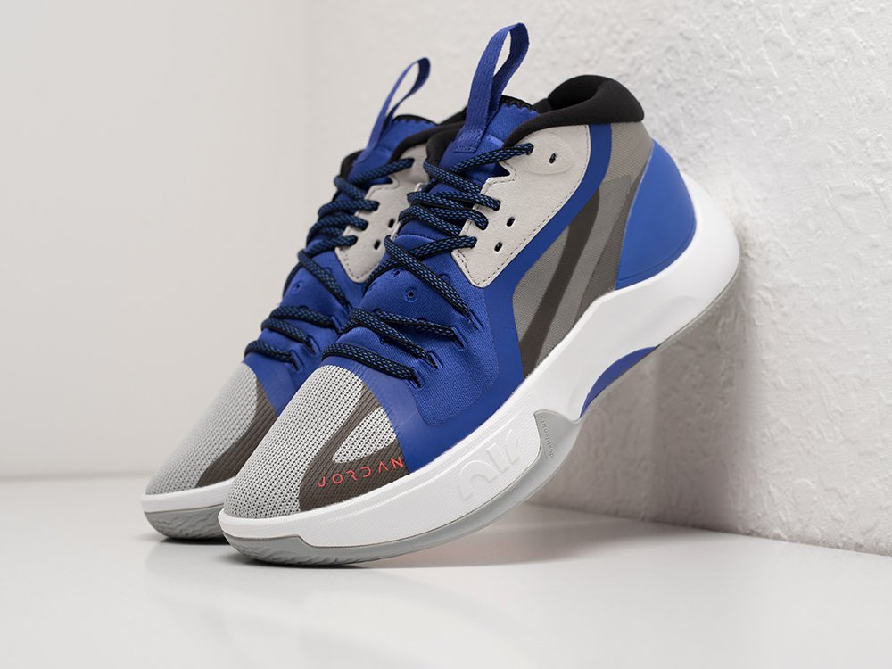 Nike Jordan Zoom Separate PF Ultramarine серые текстиль мужские (AR27558) - фото 2