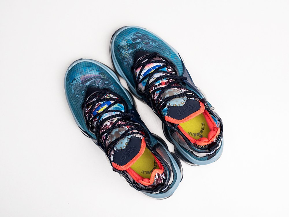 Nike LeBron 19 Fast Food - Dutch Blue синие текстиль мужские (AR27565) - фото 3 Nike LeBron 19 Fast Food - Dutch Blue синие текстиль мужские (AR27565) - фото 3