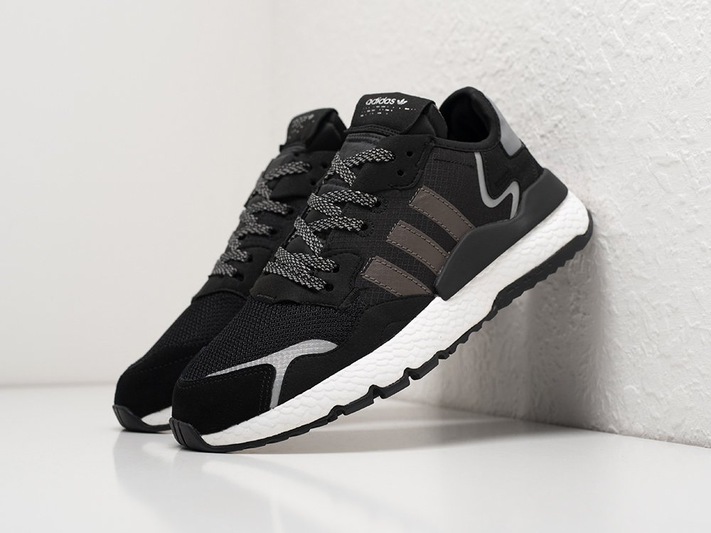 Adidas Nite Jogger черные текстиль мужские (AR27575) - фото 2 Adidas Nite Jogger черные текстиль мужские (AR27575) - фото 2