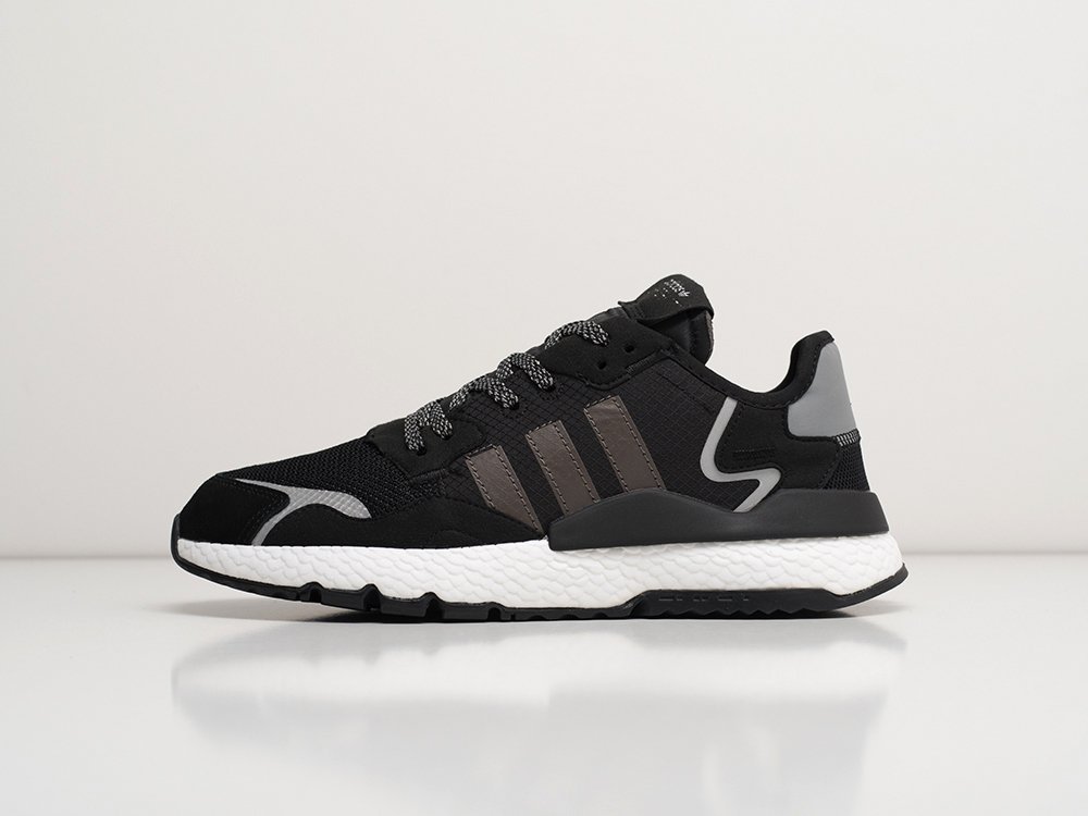 Adidas Nite Jogger черные текстиль мужские (AR27575) - фото 1 Adidas Nite Jogger черные текстиль мужские (AR27575) - фото 1