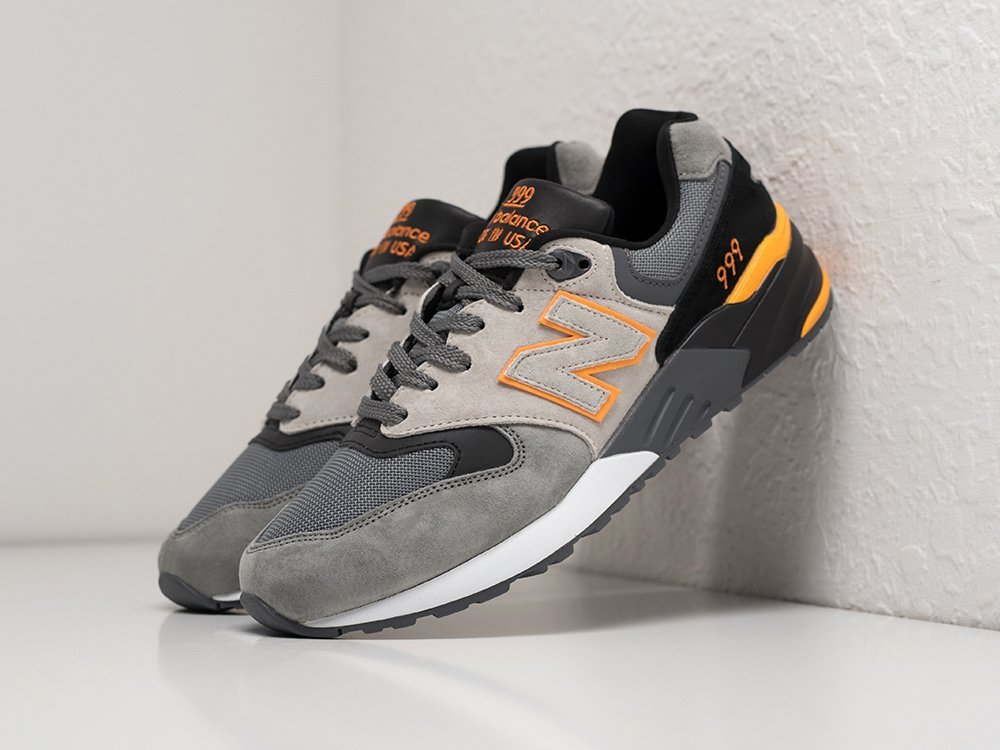 New Balance 999 серые замша мужские (AR27579) - фото 2 New Balance 999 серые замша мужские (AR27579) - фото 2