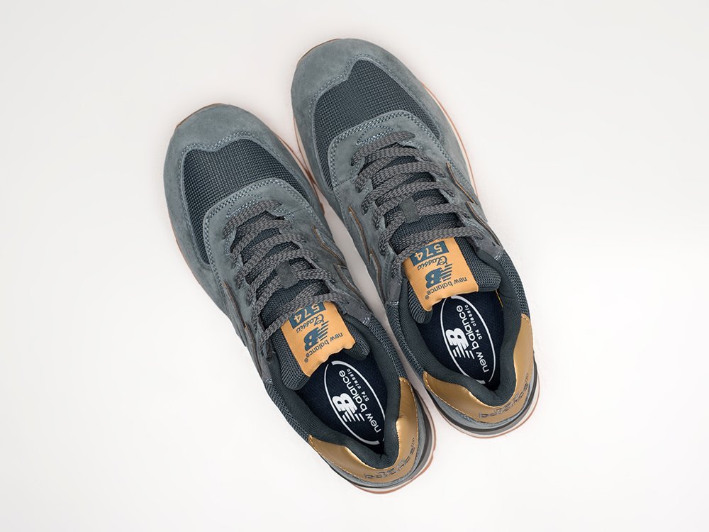 New Balance 574 синие замша мужские (AR27595) - фото 3 New Balance 574 синие замша мужские (AR27595) - фото 3