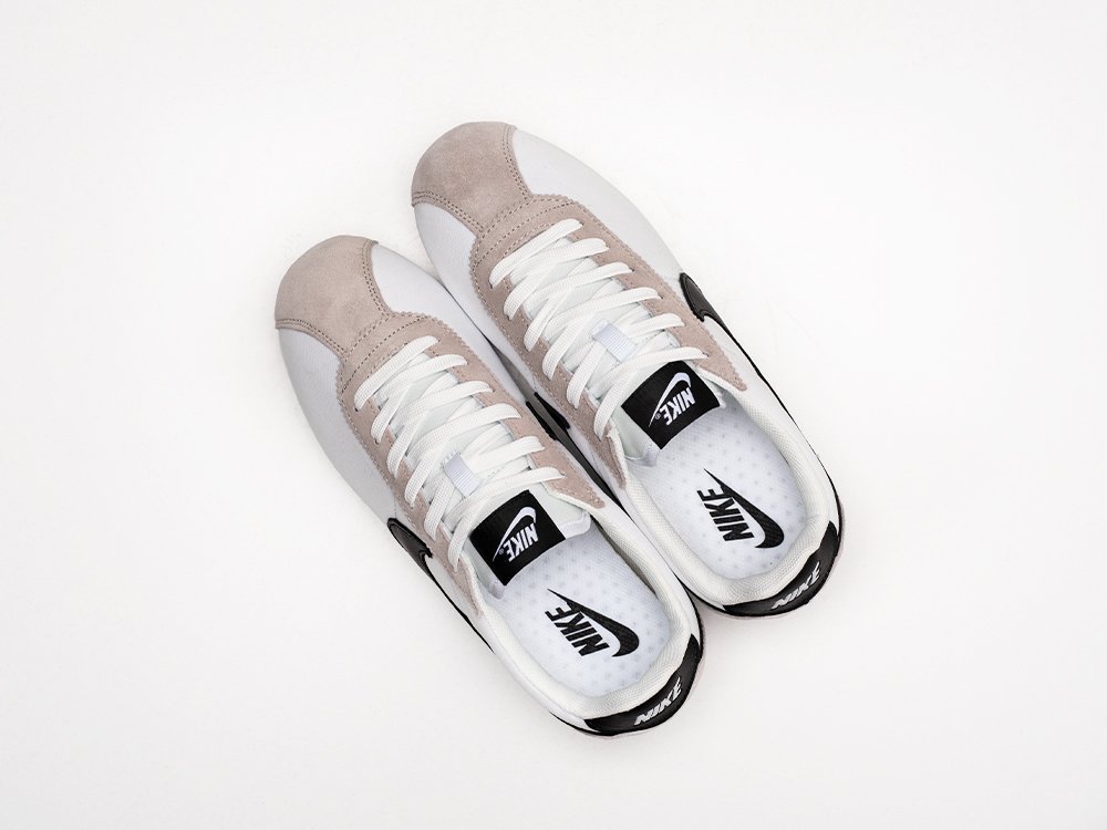 Nike Cortez Nylon White Black Beige