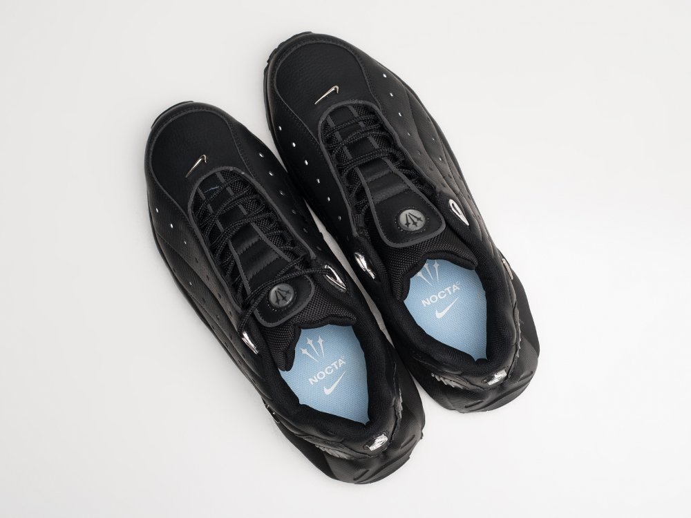 Nike NOCTA x Hot Step Air Terra Black черные кожа мужские (AR27606) - фото 3