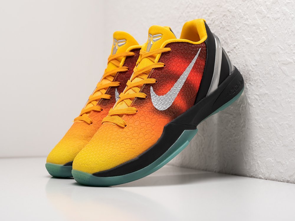 Nike Kobe 6 All Star - Orange County оранжевые кожа мужские (AR27623) - фото 2