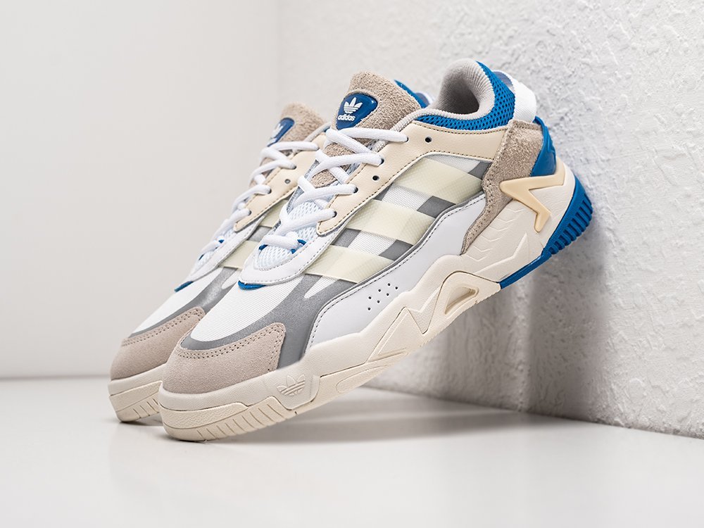 Adidas Niteball II Blue Bird белые кожа мужские (AR27642) - фото 2 Adidas Niteball II Blue Bird белые кожа мужские (AR27642) - фото 2