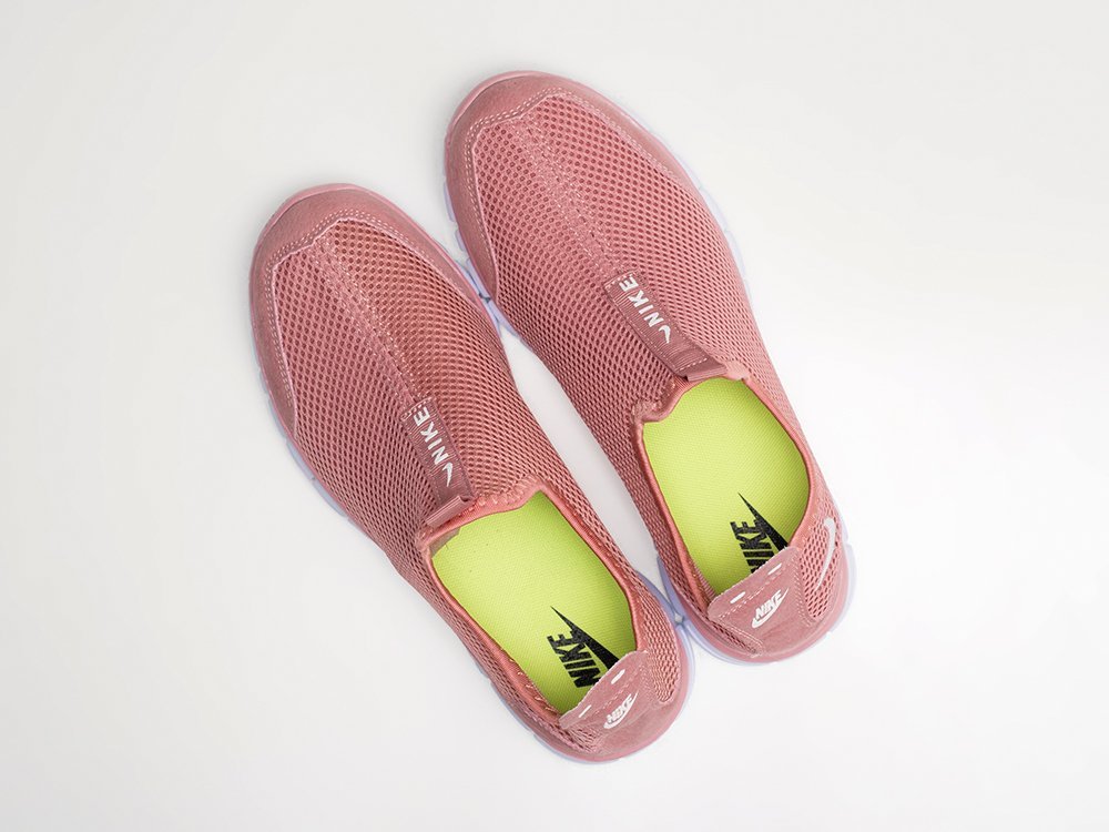 Nike Free 3.0 V2 Slip-On WMNS розовые текстиль женские (AR27666) - фото 3