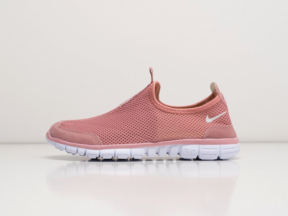 Nike Free 3.0 V2 Slip-On WMNS розовые текстиль женские (AR27666) - фото 1 Nike Free 3.0 V2 Slip-On WMNS розовые текстиль женские (AR27666) - фото 1