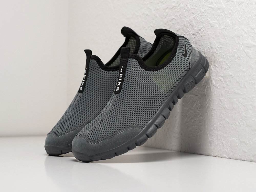 Nike Free 3.0 V2 Slip-On WMNS серые текстиль женские (AR27667) - фото 2 Nike Free 3.0 V2 Slip-On WMNS серые текстиль женские (AR27667) - фото 2