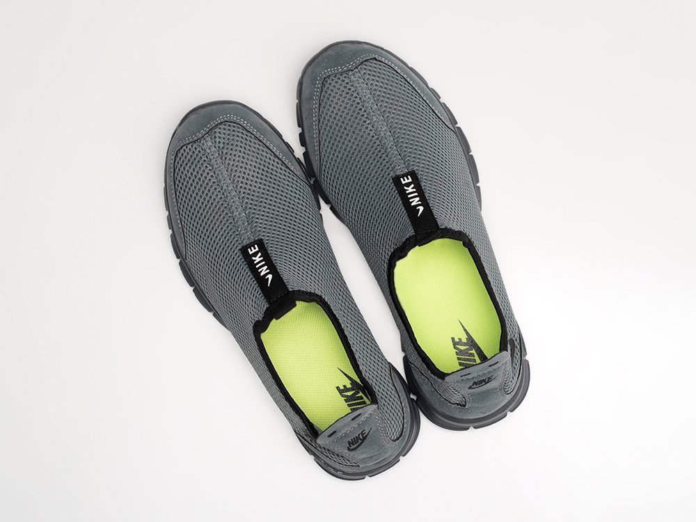 Nike Free 3.0 V2 Slip-On WMNS серые текстиль женские (AR27667) - фото 3 Nike Free 3.0 V2 Slip-On WMNS серые текстиль женские (AR27667) - фото 3