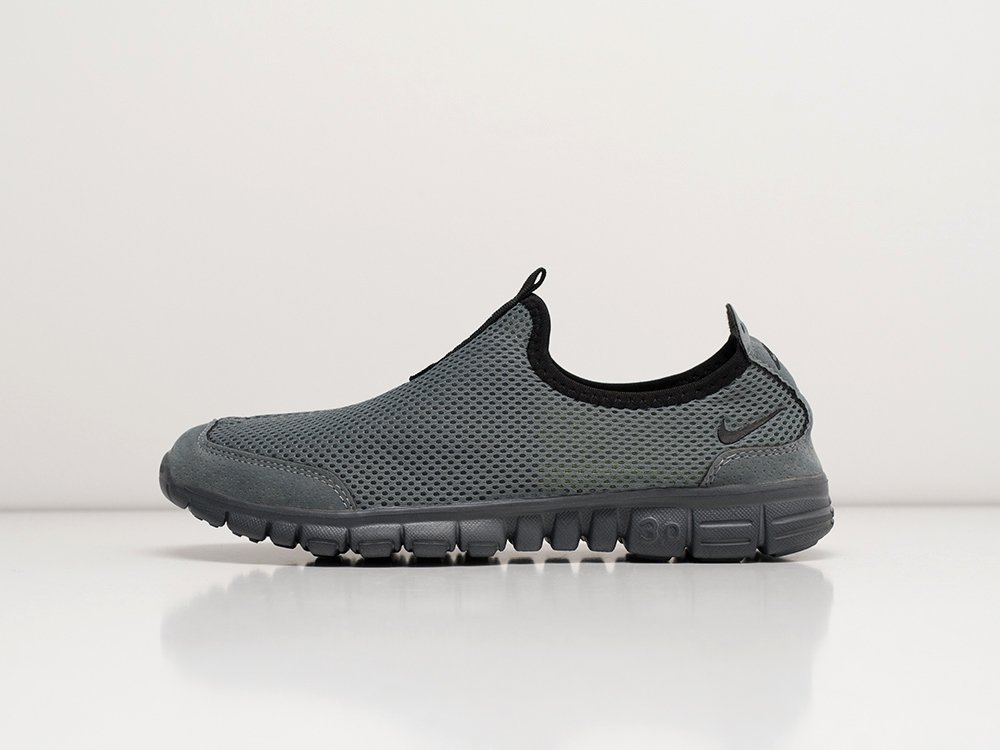 Nike Free 3.0 V2 Slip-On WMNS серые текстиль женские (AR27667) - фото 1 Nike Free 3.0 V2 Slip-On WMNS серые текстиль женские (AR27667) - фото 1