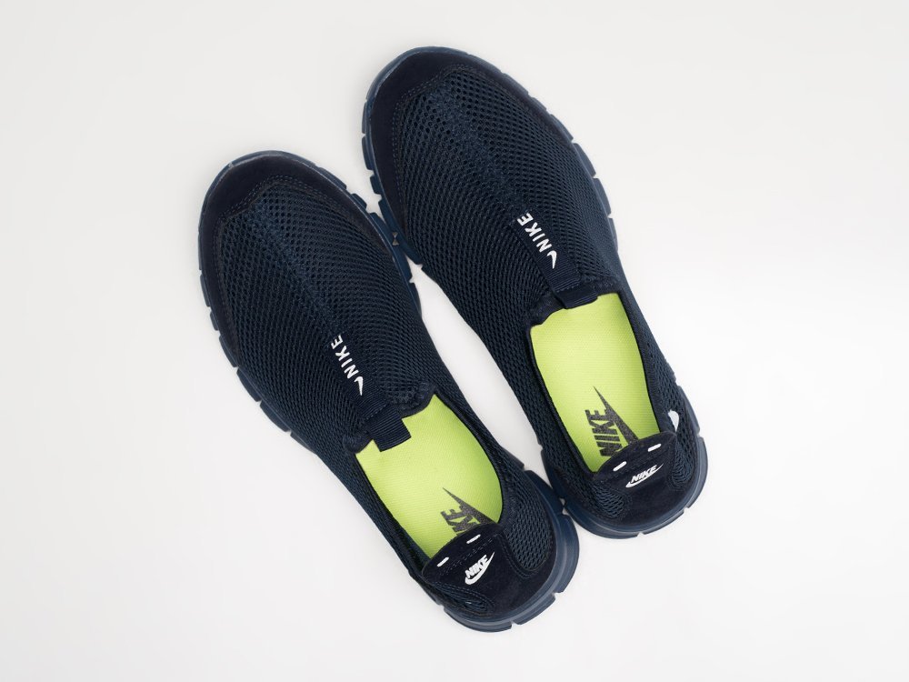 Nike Free 3.0 V2 Slip-On WMNS синие текстиль женские (AR27668) - фото 3 Nike Free 3.0 V2 Slip-On WMNS синие текстиль женские (AR27668) - фото 3