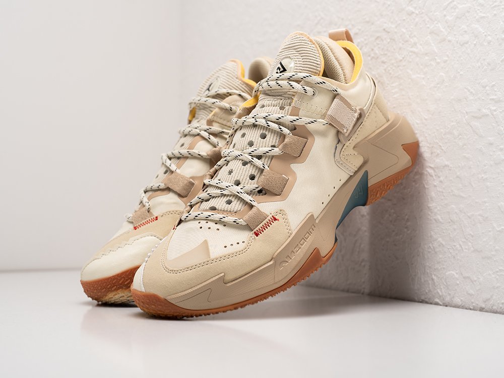 Nike x Honor The Gift x Jordan Why Not Zer0.5 Inner City бежевые текстиль мужские (AR27753) - фото 2 Nike x Honor The Gift x Jordan Why Not Zer0.5 Inner City бежевые текстиль мужские (AR27753) - фото 2