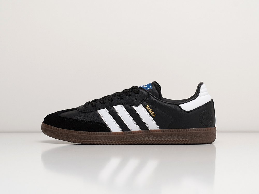Adidas Samba OG черные кожа мужские (AR27757) - фото 1 Adidas Samba OG черные кожа мужские (AR27757) - фото 1