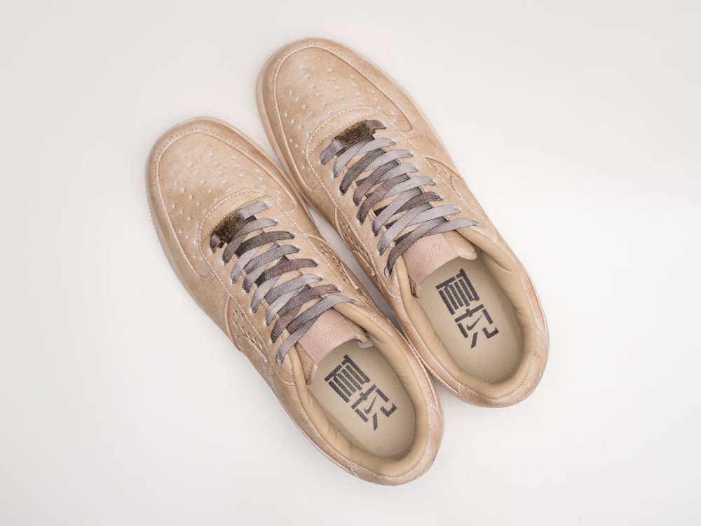 Nike Air Force 1 Low 07 Premium NAI-KE бежевые текстиль мужские (AR27766) - фото 3 Nike Air Force 1 Low 07 Premium NAI-KE бежевые текстиль мужские (AR27766) - фото 3