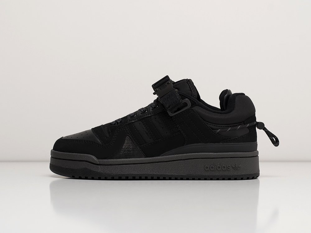 Adidas x Bad Bunny x Forum Buckle Low WMNS черные замша женские (AR27771) - фото 1 Adidas x Bad Bunny x Forum Buckle Low WMNS черные замша женские (AR27771) - фото 1