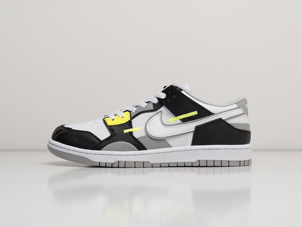Nike SB Dunk Low Scrap Wolf Grey Light Lemon Twist серые кожа мужские (AR27773) - фото 1 Nike SB Dunk Low Scrap Wolf Grey Light Lemon Twist серые кожа мужские (AR27773) - фото 1