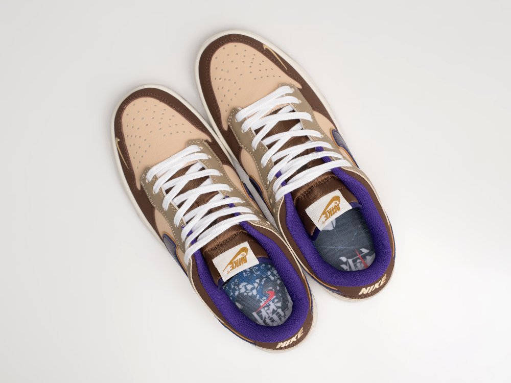 Nike SB Dunk Low Setsubun коричневые кожа мужские (AR27774) - фото 3 Nike SB Dunk Low Setsubun коричневые кожа мужские (AR27774) - фото 3