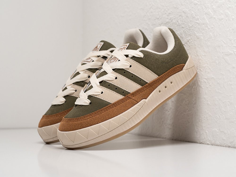 Adidas x Human Made x ADIMATIC Dust Green зеленые замша мужские (AR27775) - фото 2 Adidas x Human Made x ADIMATIC Dust Green зеленые замша мужские (AR27775) - фото 2