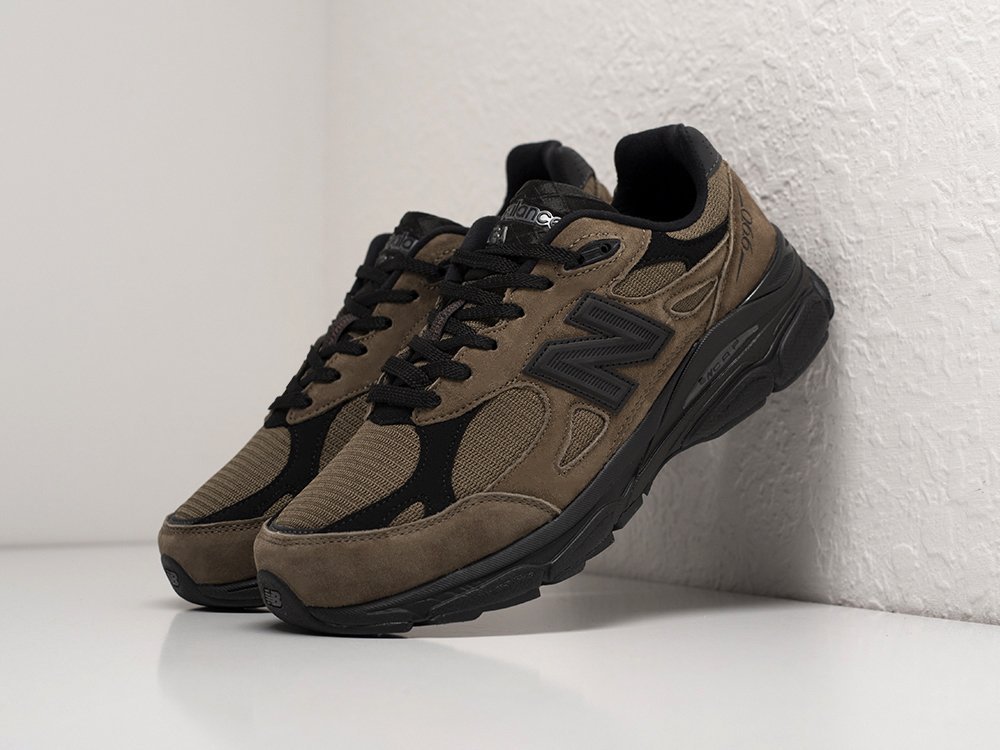 New Balance x JJJJound x 990v3 Made in USA Brown коричневые замша мужские (AR27776) - фото 2