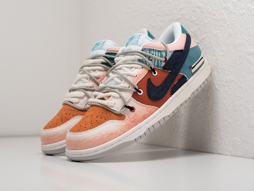 Nike SB Dunk Low x OFF-White коричневые кожа мужские (AR27777) - фото 2 Nike SB Dunk Low x OFF-White коричневые кожа мужские (AR27777) - фото 2