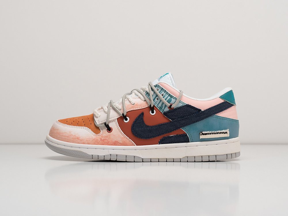 Nike SB Dunk Low x OFF-White коричневые кожа мужские (AR27777) - фото 1 Nike SB Dunk Low x OFF-White коричневые кожа мужские (AR27777) - фото 1