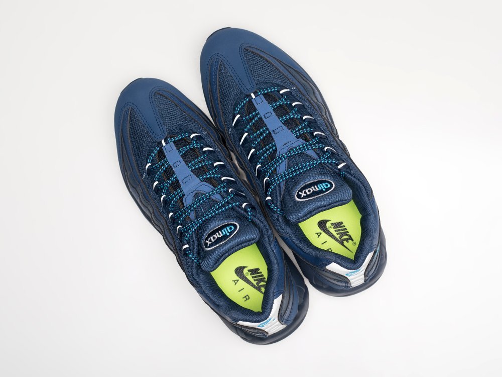 Nike Air Max 95 синие кожа мужские (AR27788) - фото 3