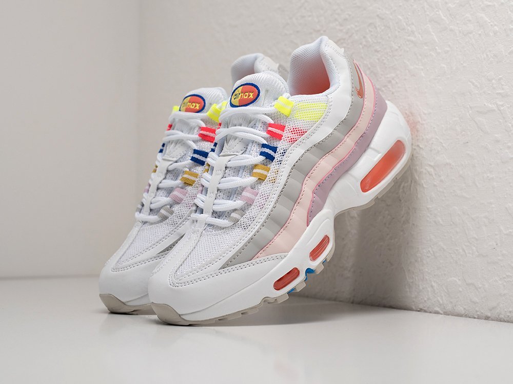 Nike Air Max 95 белые кожа женские (AR27789) - фото 2 Nike Air Max 95 белые кожа женские (AR27789) - фото 2