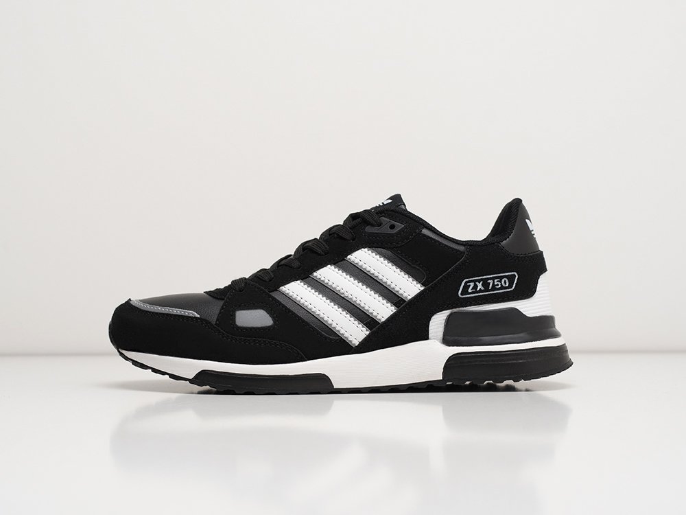 Adidas ZX 750 черные замша мужские (AR27796) - фото 1 Adidas ZX 750 черные замша мужские (AR27796) - фото 1