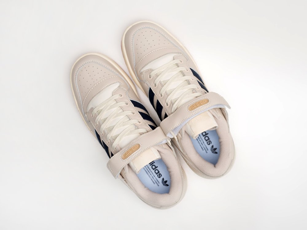 Adidas Forum Low бежевые кожа мужские (AR27839) - фото 3 Adidas Forum Low бежевые кожа мужские (AR27839) - фото 3