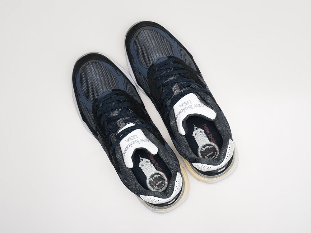 New Balance 990v3 синие замша мужские (AR27851) - фото 3 New Balance 990v3 синие замша мужские (AR27851) - фото 3