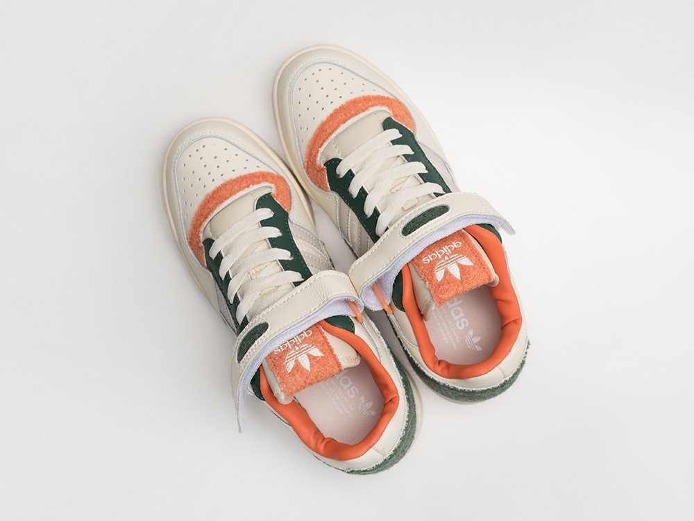 Adidas Forum Low Fleece Cream Green WMNS белые кожа женские (AR27853) - фото 3 Adidas Forum Low Fleece Cream Green WMNS белые кожа женские (AR27853) - фото 3