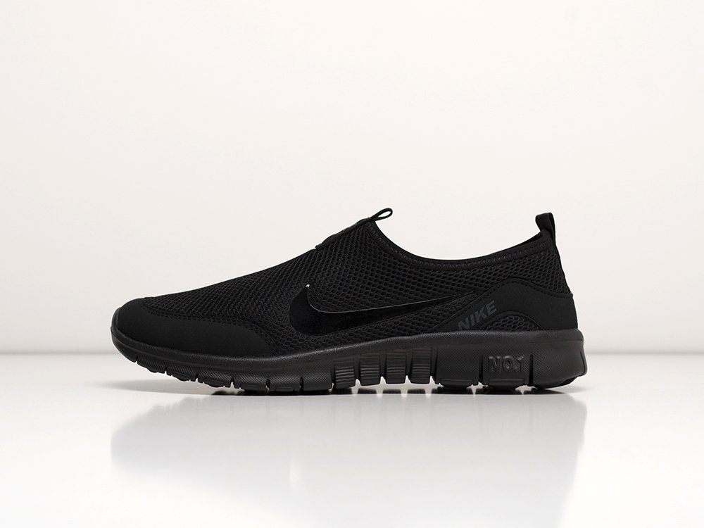 Nike Free 3.0 V2 Slip-On черные текстиль мужские (AR27854) - фото 1