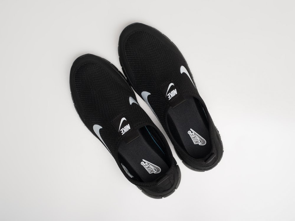 Nike Free 3.0 V2 Slip-On черные текстиль мужские (AR27855) - фото 3