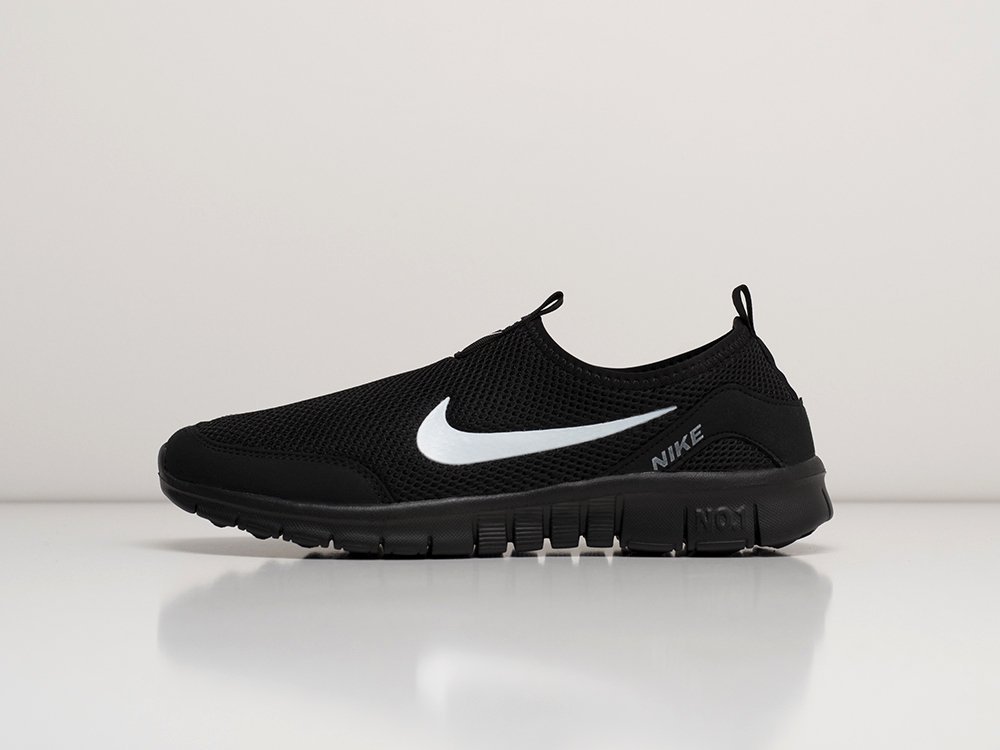 Nike Free 3.0 V2 Slip-On черные текстиль мужские (AR27855) - фото 1 Nike Free 3.0 V2 Slip-On черные текстиль мужские (AR27855) - фото 1