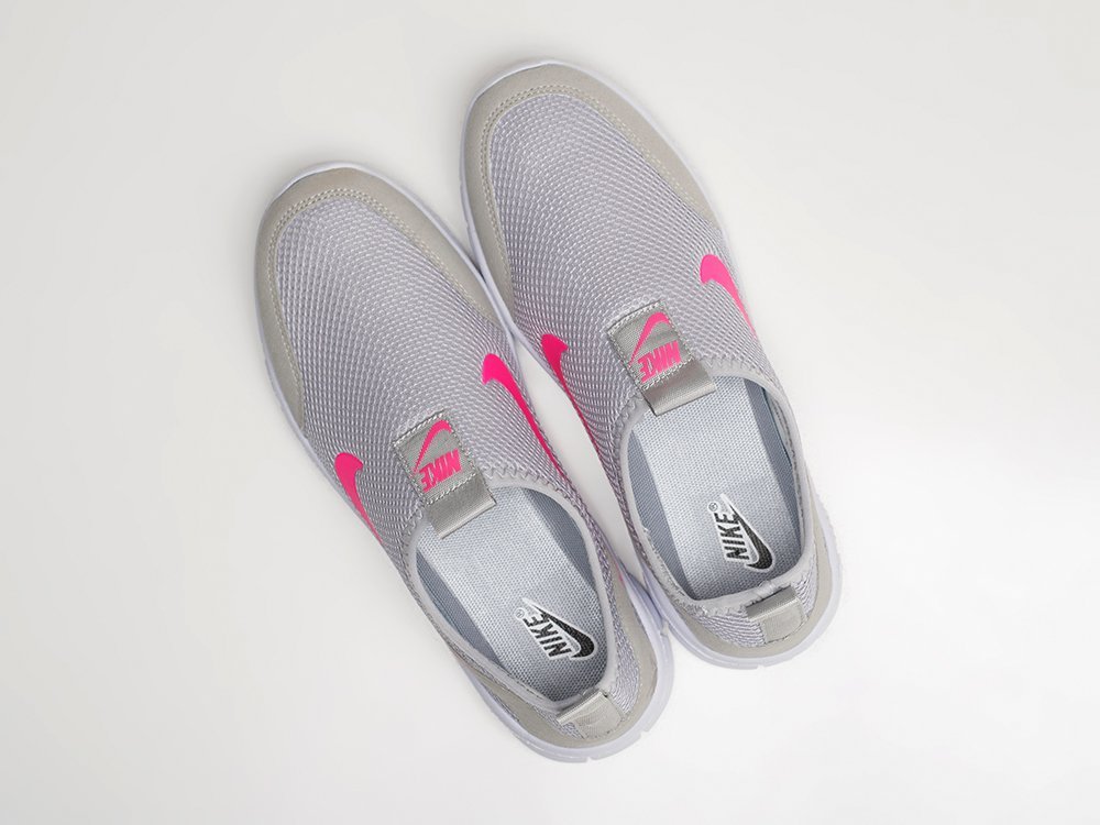 Nike Free 3.0 V2 Slip-On WMNS серые текстиль женские (AR27864) - фото 3 Nike Free 3.0 V2 Slip-On WMNS серые текстиль женские (AR27864) - фото 3