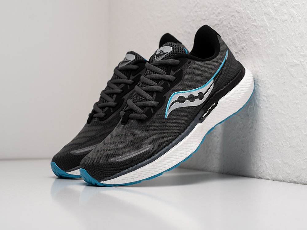 Saucony Triumph 19 черные текстиль мужские (AR27946) - фото 2 Saucony Triumph 19 черные текстиль мужские (AR27946) - фото 2