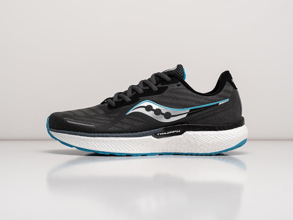 Saucony Triumph 19 черные текстиль мужские (AR27946) - фото 1 Saucony Triumph 19 черные текстиль мужские (AR27946) - фото 1
