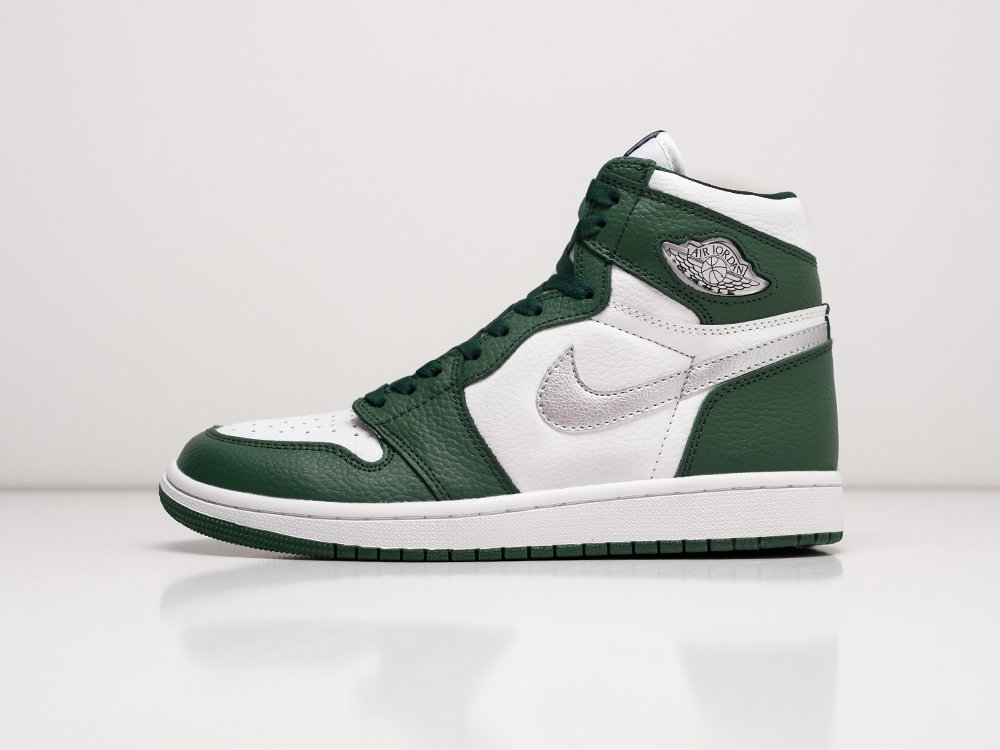 Nike Air Jordan 1 Retro High OG Gorge Green зеленые кожа мужские (AR27951) - фото 1