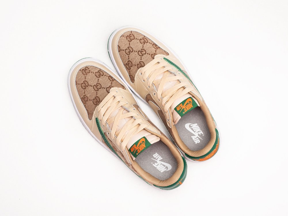 Nike Air Jordan 1 Low x Travis Scott коричневые кожа мужские (AR27953) - фото 3 Nike Air Jordan 1 Low x Travis Scott коричневые кожа мужские (AR27953) - фото 3