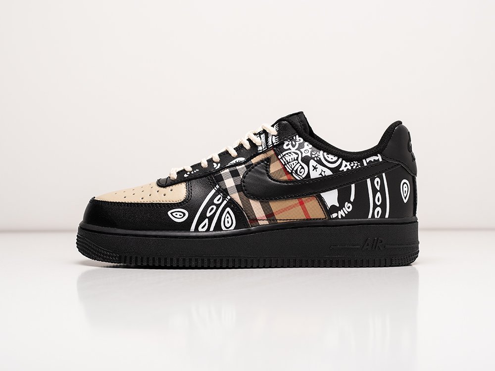 Nike x Travis Scott x Air Force 1 Low черные кожа мужские (AR27954) - фото 1 Nike x Travis Scott x Air Force 1 Low черные кожа мужские (AR27954) - фото 1