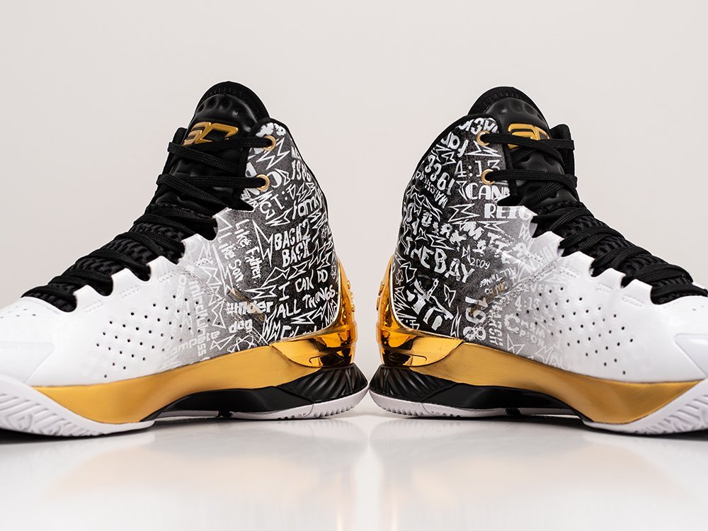 Under Armour Curry 1 Retro Back to Back MVP 2021 белые текстиль мужские (AR27955) - фото 4 Under Armour Curry 1 Retro Back to Back MVP 2021 белые текстиль мужские (AR27955) - фото 4